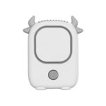 Cute Portable Hanging Neck Fan Rechargeable Necklace Fan Mini Leafless Fan Ox Horn - 1