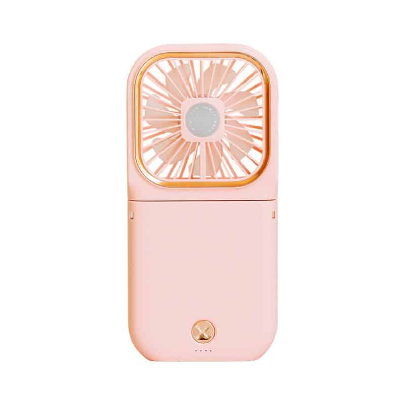 Hands Free Phone Holder Foldable USB Neck Fan/Power Bank - 2
