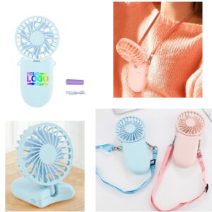 Mini Handheld Neck Fan
