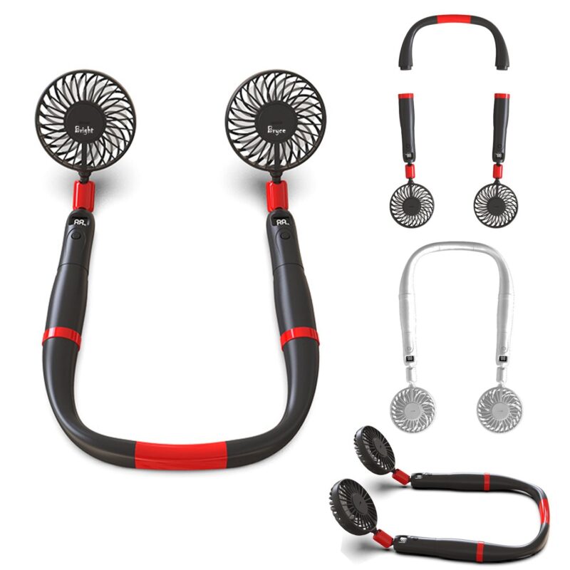Portable Neck Fan Detachable USB Rechargeable Mini Fan Handheld Fan