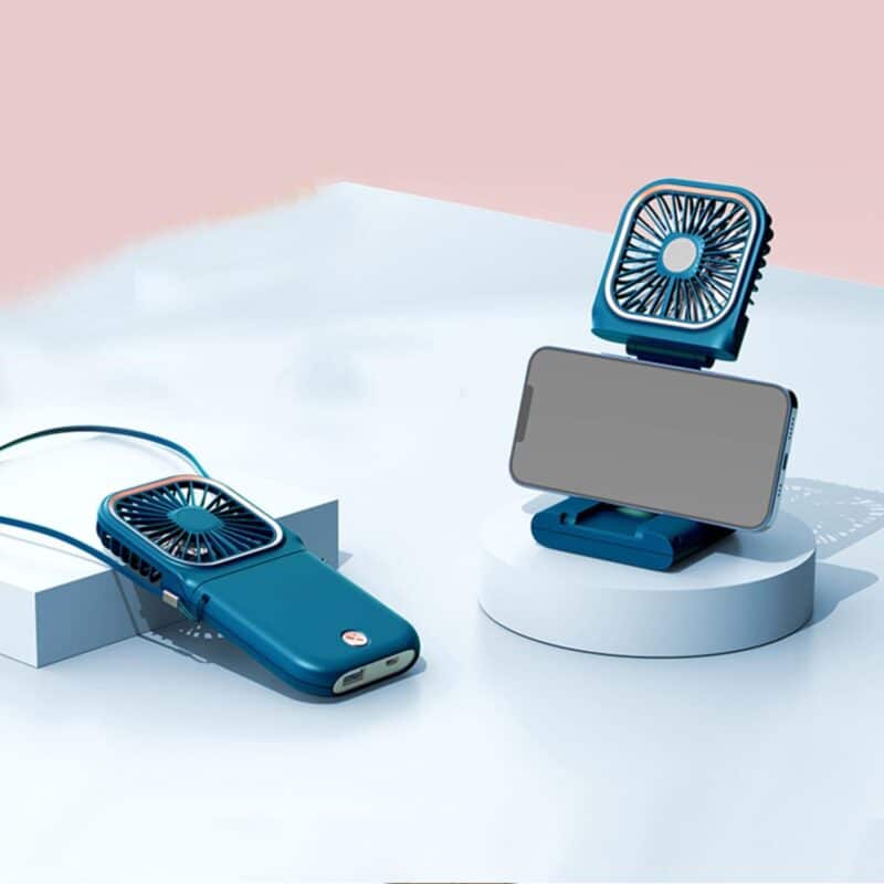 Portable Neck Fan w/Power Bank - 1