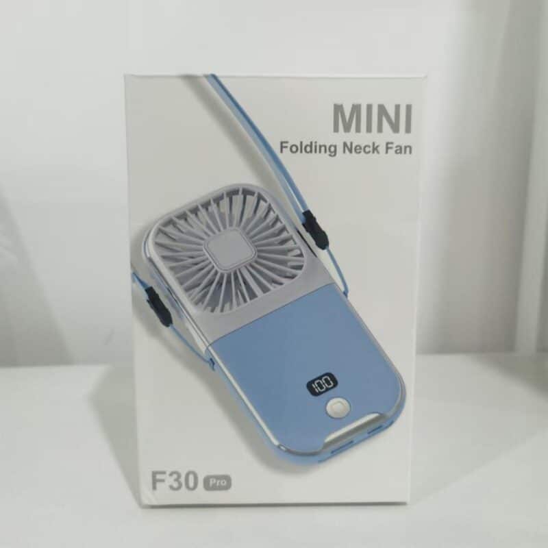 Portable Phone Stand Foldable Neck Fan/Power Bank - 4