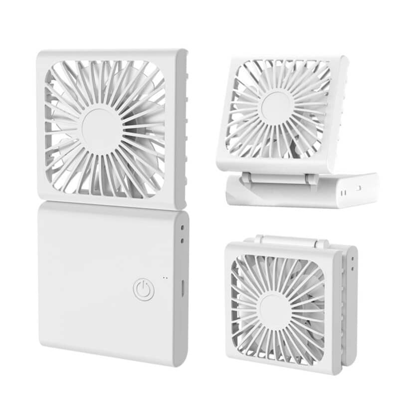 Portable Fan Neck Fan With Lanyard Foldable Handheld Fan For Outdoor Rechargeable Mini Fan Desk Fan - 1