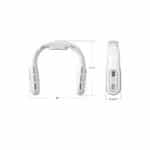 Neck Fan With Cooling Pads - 1