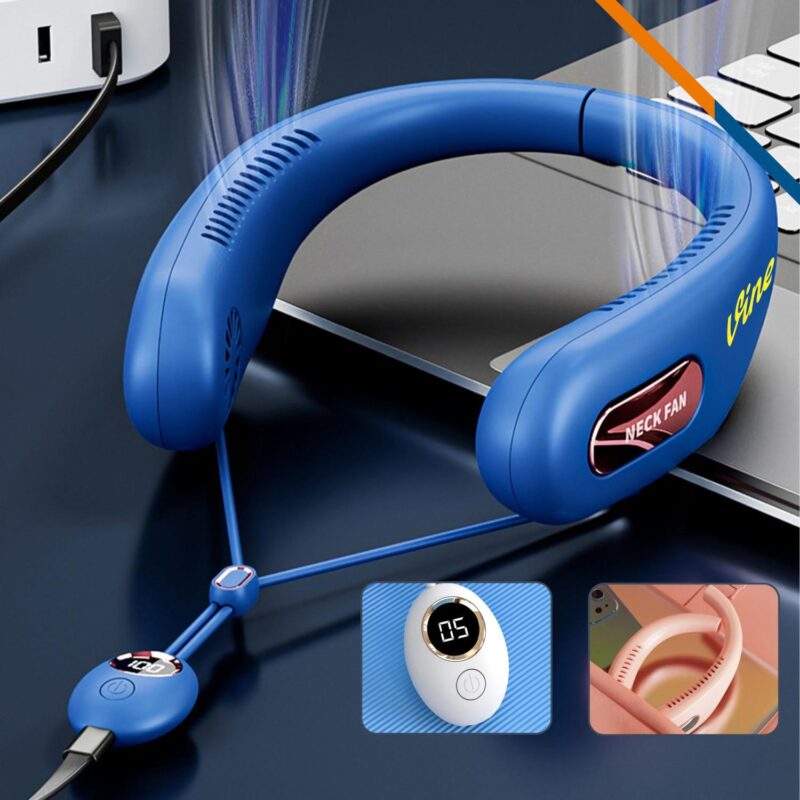 Greta Detachable Neck Fan With String - 2