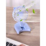 Neck Fan Mini Portable Handheld Fan Battery Operated Desktop Folding Fan - 3
