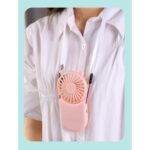 Neck Fan Mini Portable Handheld Fan Battery Operated Desktop Folding Fan - 4