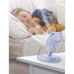 Neck Fan Mini Portable Handheld Fan Battery Operated Desktop Folding Fan - 6
