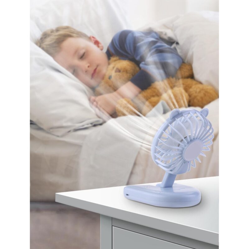 Neck Fan Mini Portable Handheld Fan Battery Operated Desktop Folding Fan - 6