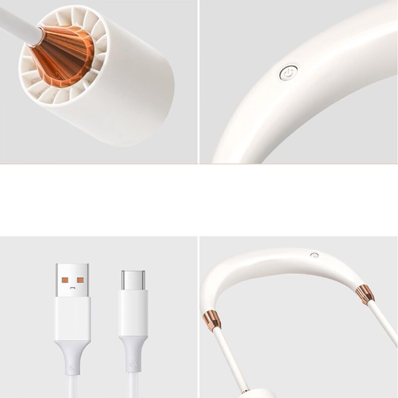 Rechargeable Bladeless Neck Fan - 4