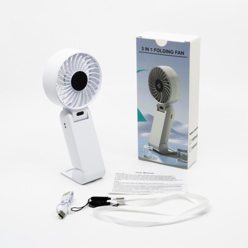 Hands-free Rechargeable Desk and Neck Fan with Lanyard - 6