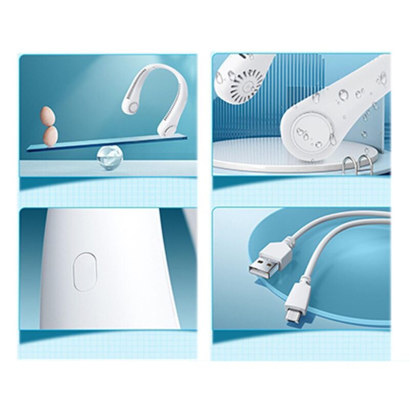 Bladeless Neck Fan Hands-Free