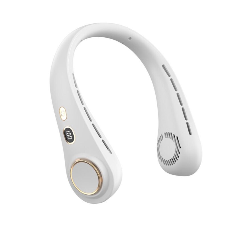 Personal AC Rechargeable Tangle Free Bladeless Neck Fan - 2