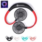 Rechargeable Neck Fan w/ LED Light