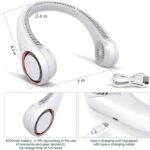 Portable Adjustable Rechargeable Blade-less Neck Fan - 3