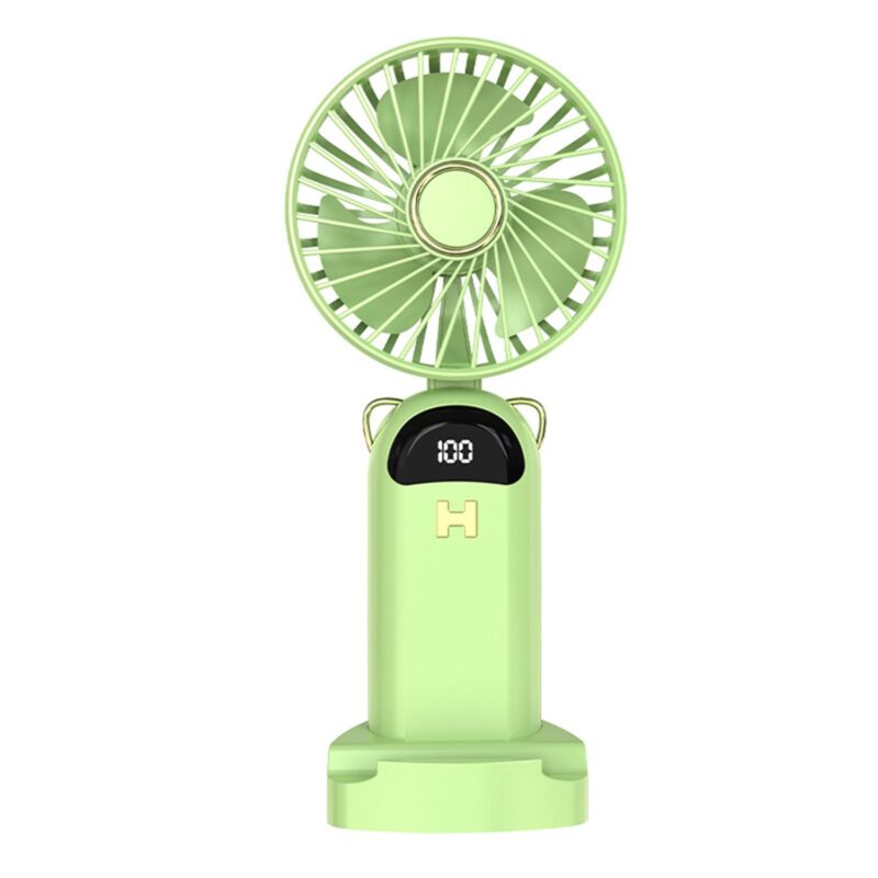 Portable Personal Fan Hanging Neck Fan W/5 Speed Adjustable Fan - 4