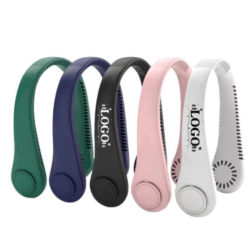Portable Adjustable Neck Fan Made of ABS Plastic Rechargeable Blade-less - 1