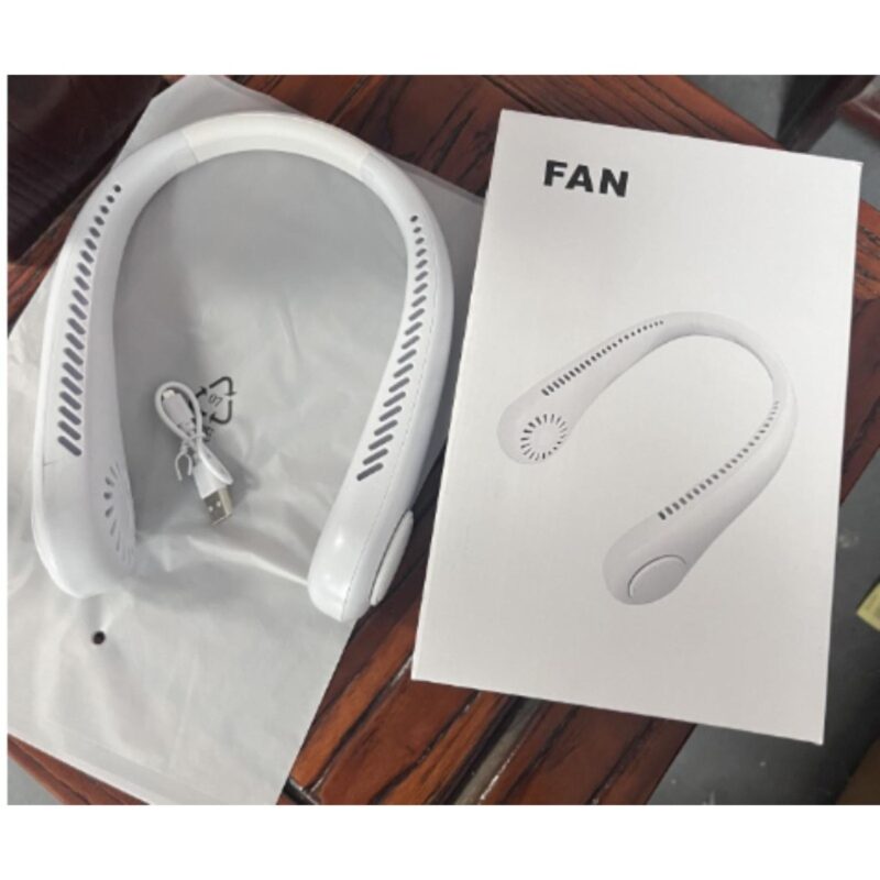Portable Adjustable Neck Fan Made of ABS Plastic Rechargeable Blade-less - 2