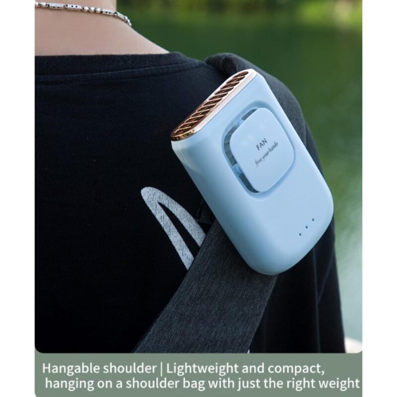 Portable Fan Neck Fan Handheld Fan With Lanyard For Outdoor Rechargeable Mini Fan Desk Fan - 4