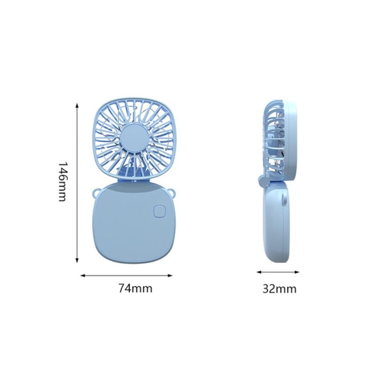 Rechargeable Mini Portable Hanging Neck Fan - 1