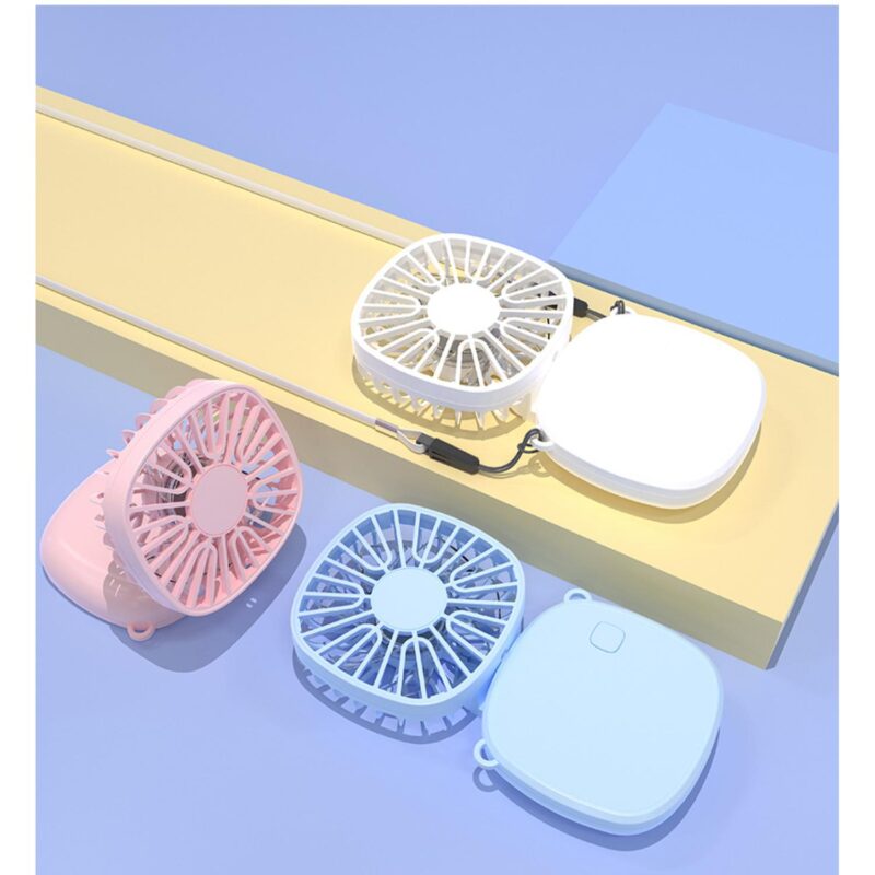 Rechargeable Mini Portable Hanging Neck Fan - 2