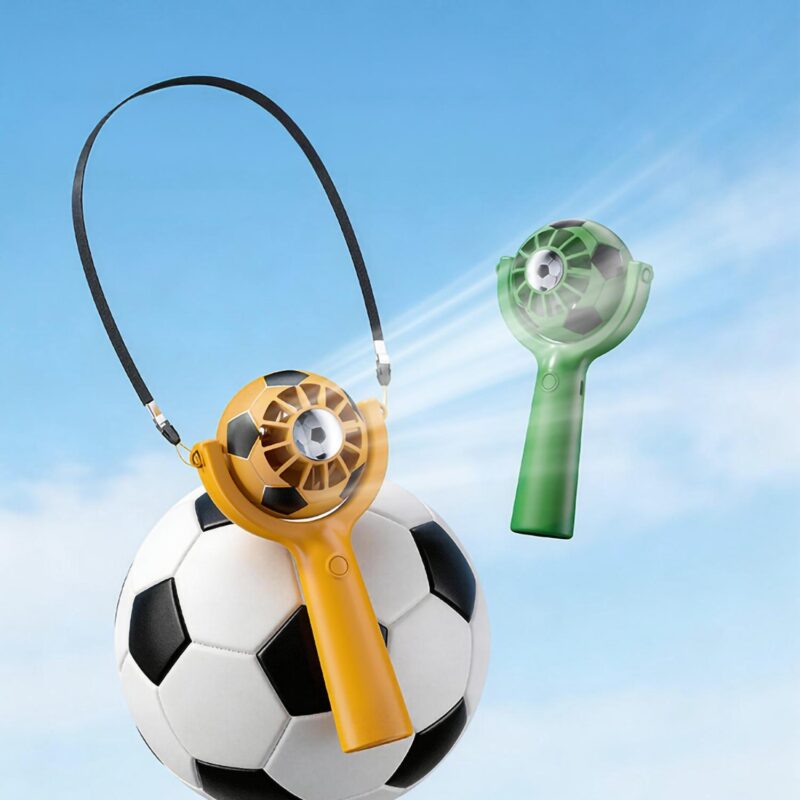 360° Rotatable Soccer Handheld & Neck Fan