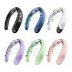 Handsfree Wearable Neck Fan 3 Speeds Low Noise Personal Cooling Device