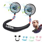 Portable Neck Fan 1200 mAh Rechargeable USB Hands-Free