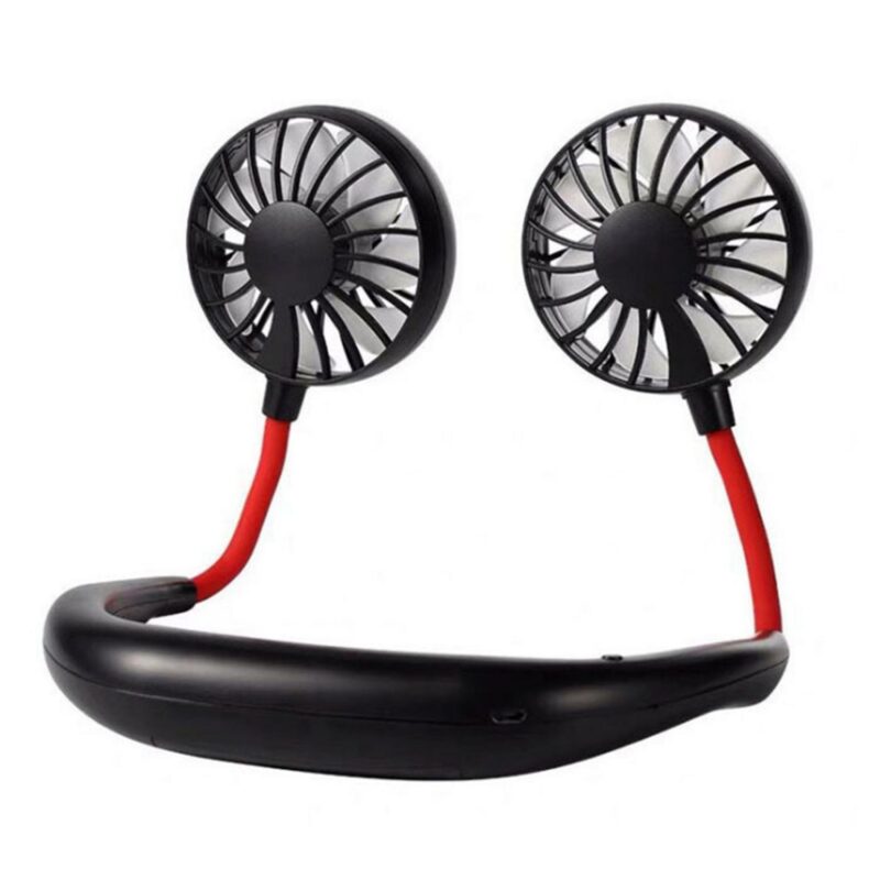 Portable Neck Fan 1200 mAh Rechargeable USB Hands-Free - 5