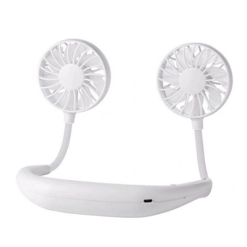 Portable Neck Fan 1200 mAh Rechargeable USB Hands-Free - 7