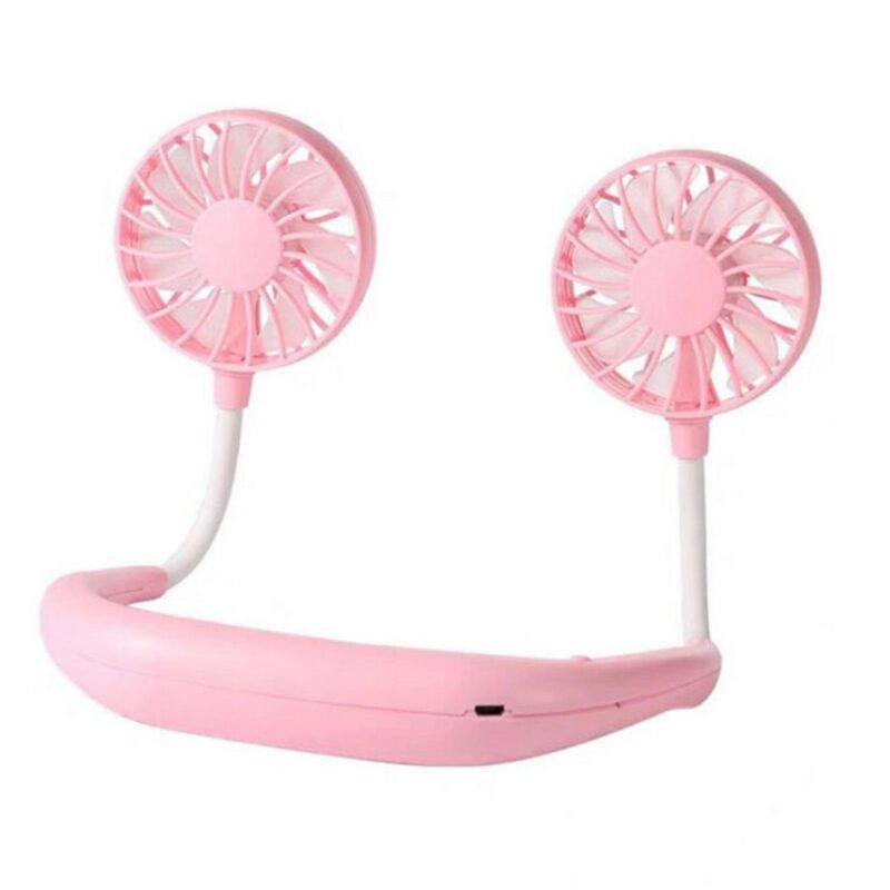 Portable Neck Fan 1200 mAh Rechargeable USB Hands-Free - 8