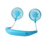 Portable Neck Fan 1200 mAh Rechargeable USB Hands-Free - 9