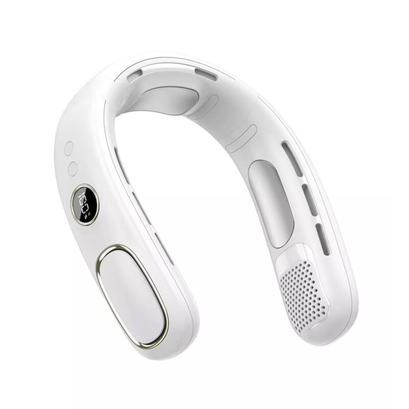 iLive Cooling Portable Neck Fan - White - 1
