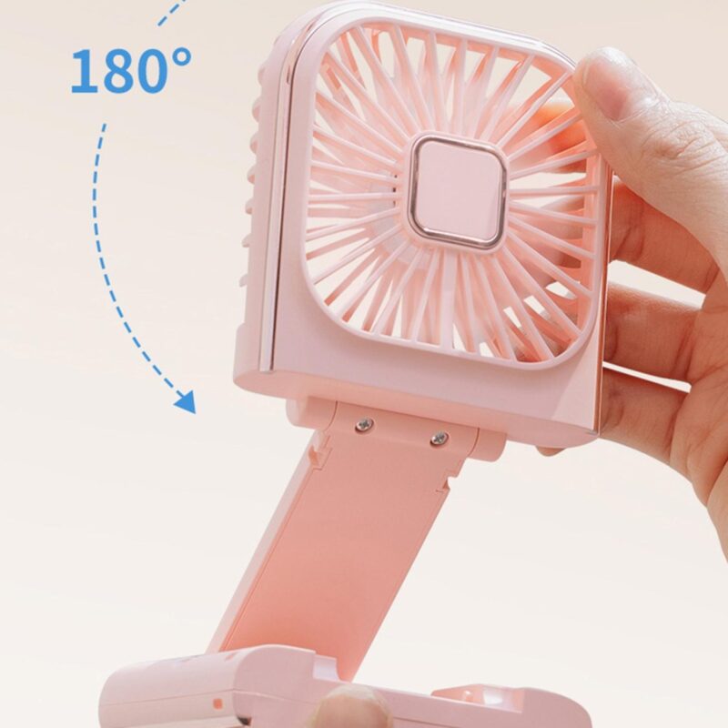 Foldable Hanging Neck Fan with Phone Stand - 9