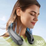 3600mAh Rechargeable Quiet Bladeless Neck Fan - 9