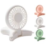Adjustable USB Rechargeable Mini Neck Fan w/ Lanyard - 1