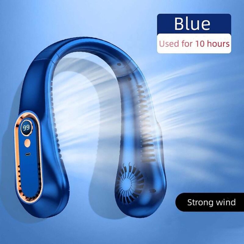 Surrounding Airflow Neck Fan for Outdoor Comfort - 5