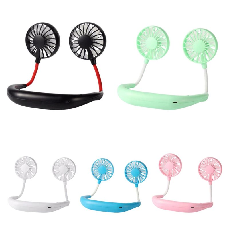 Wearable Neck Fan - 3-Speed Hands-Free Cooling - 1