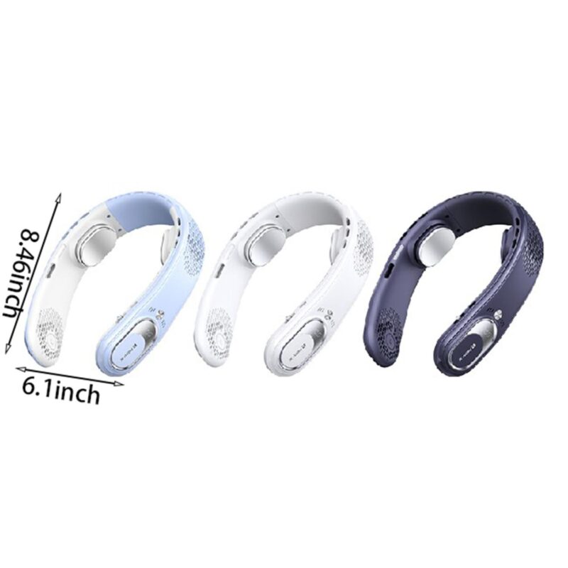 AI Voice-Controlled Neck Fan With Stepless Airflow Adjustment - 1