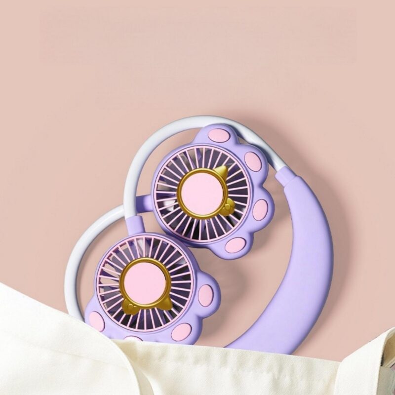 Adjustable Rechargeable Hands Free Neck Fan - 3