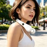 Bladeless Neck Fan W/ Digital Display - 3