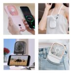 Multifunctional LED Display Neck Fan - 1