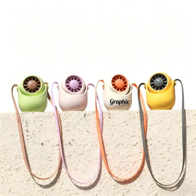 Rechargeable-Hands-Free-Mini-Neck-Fan-SJ9019 Rechargeable Hands-Free Mini Neck Fan