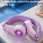 Rechargeable Hands Free Wearable Neck Fan - 4