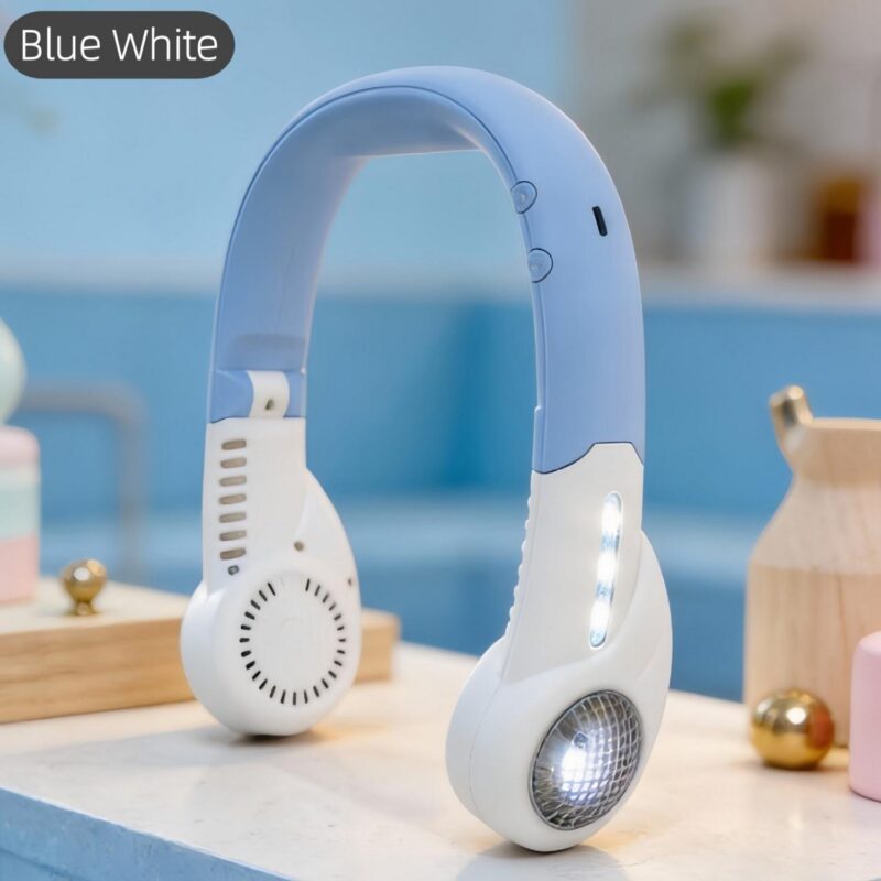 Rechargeable Hands Free Wearable Neck Fan - 8