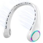 Lighting Neck Fan With Twin Fan Heads And 3 Speed Modes - 7