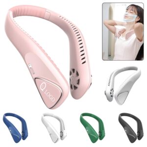 Portable Neck Fan With Twin Fan Heads And 3 Speed Modes