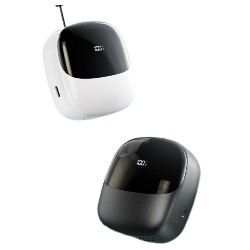 Rechargeable Neck Fan with Digital Display - 1