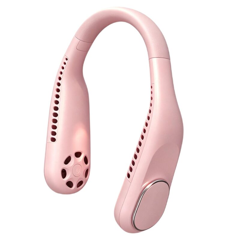 Wearable Neck Fan With Twin Fan Heads And 3 Speed Modes - 5